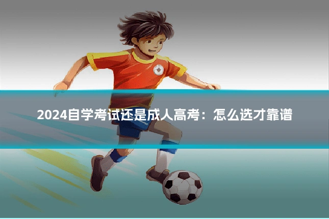 2024自学考试还是成人高考:怎么选才靠谱