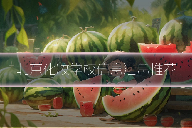 北京化妆学校信息汇总推荐