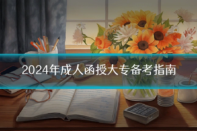 2024年成人函授大专备考指南
