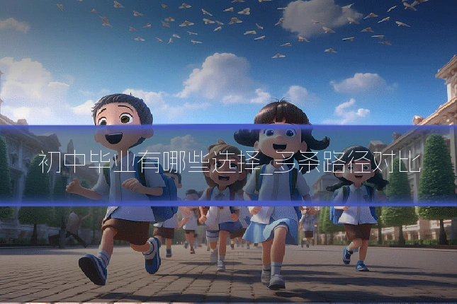 初中毕业有哪些选择_多条路径对比