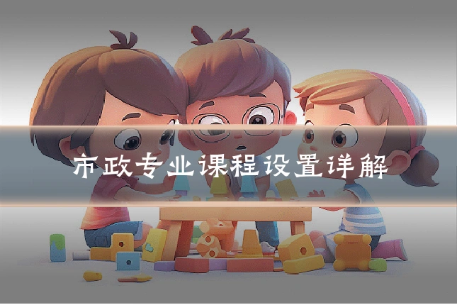 市政专业课程设置详解