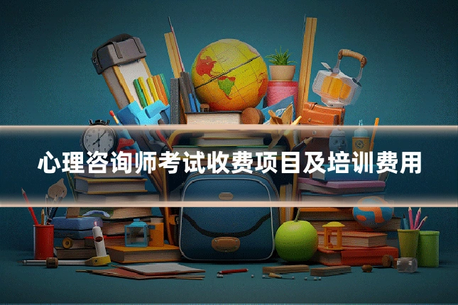 心理咨询师考试收费项目及培训费用
