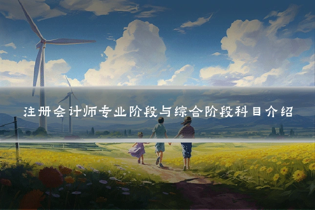 注册会计师专业阶段与综合阶段科目介绍