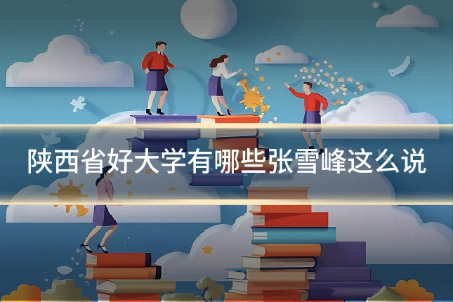 陕西省好大学有哪些张雪峰这么说