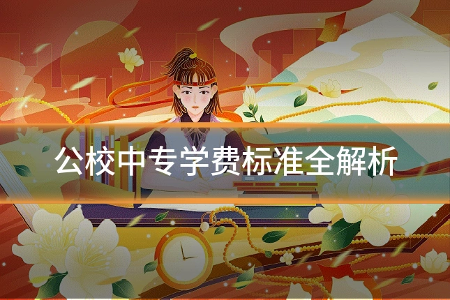 公校中专学费标准全解析