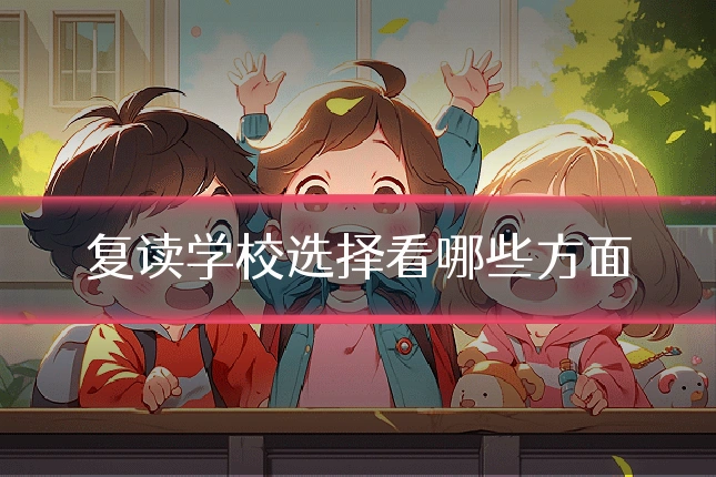 复读学校选择看哪些方面