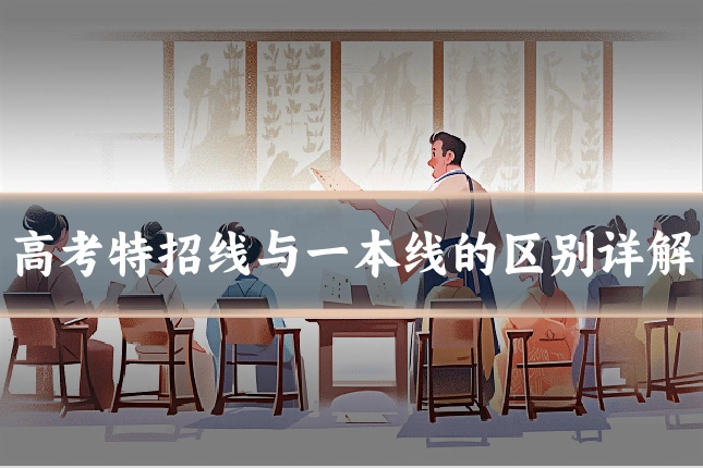 高考特招线与一本线的区别详解