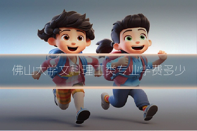 佛山大学文科理工类专业学费多少