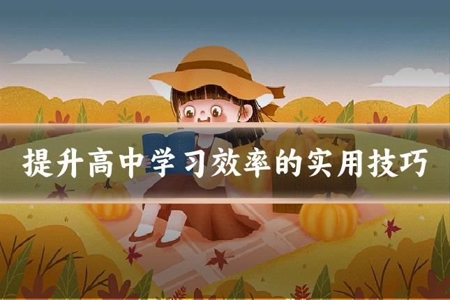 提升高中学习效率的实用技巧