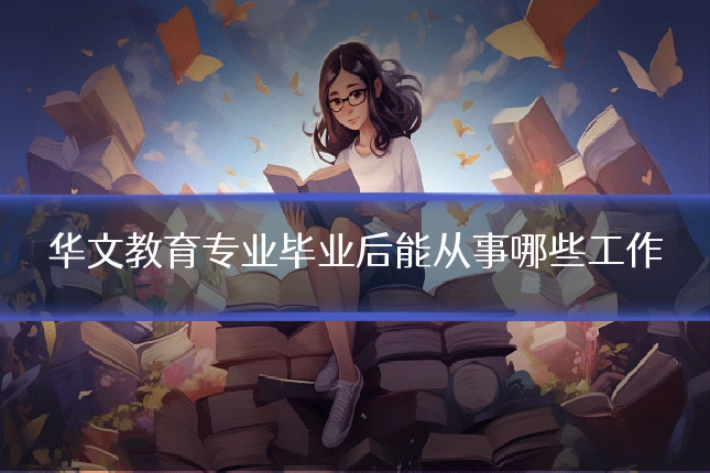 华文教育专业毕业后能从事哪些工作