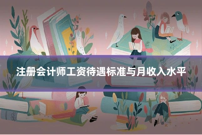 注册会计师工资待遇标准与月收入水平