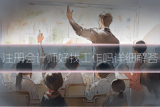 注册会计师好找工作吗详细解答
