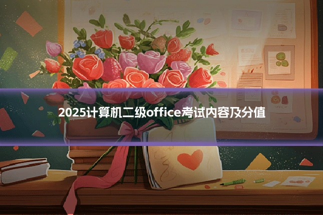 2025计算机二级office考试内容及分值