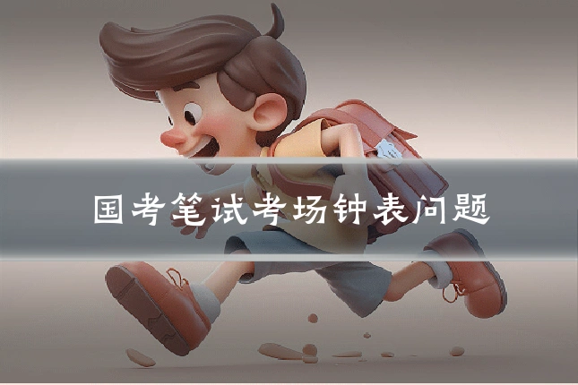国考笔试考场钟表问题