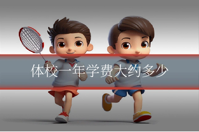 体校一年学费大约多少