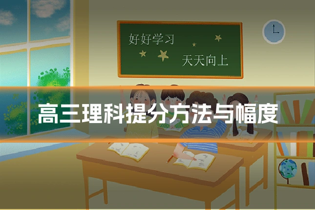 高三理科提分方法与幅度