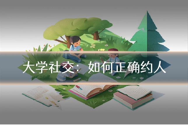 大学社交:如何正确约人