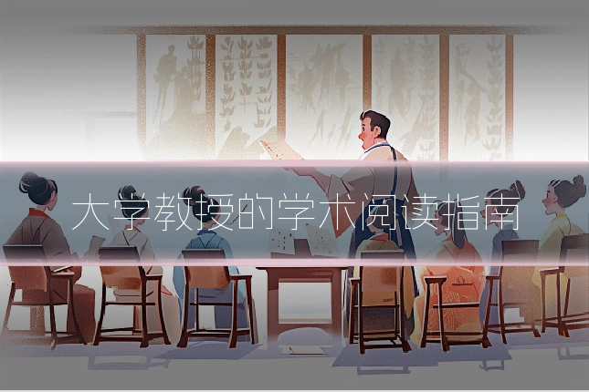 大学教授的学术阅读指南