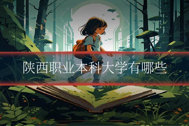 陕西职业本科大学有哪些