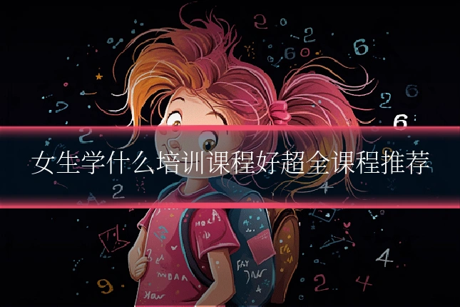 女生学什么培训课程好超全课程推荐