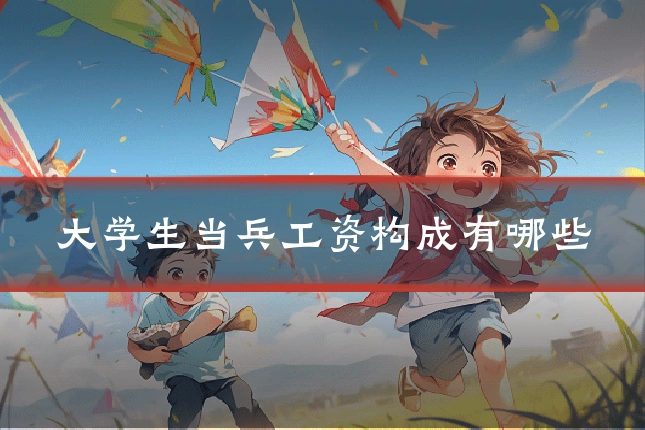 大学生当兵工资构成有哪些
