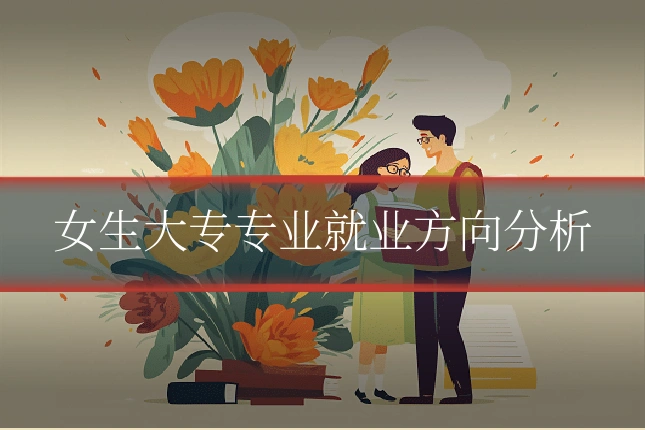 女生大专专业就业方向分析