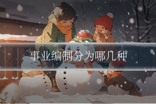 事业编制分为哪几种