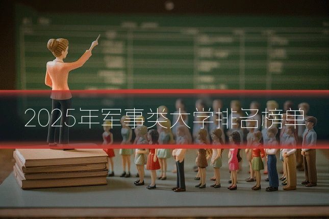 2025年军事类大学排名榜单