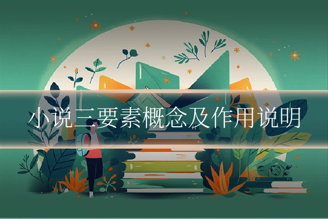 小说三要素概念及作用说明