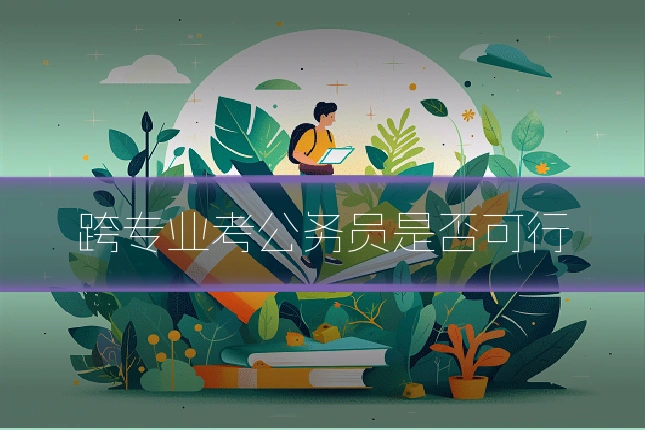 跨专业考公务员是否可行