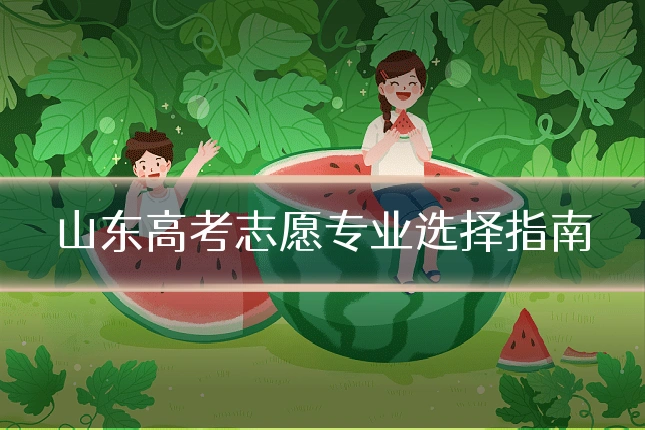 山东高考志愿专业选择指南