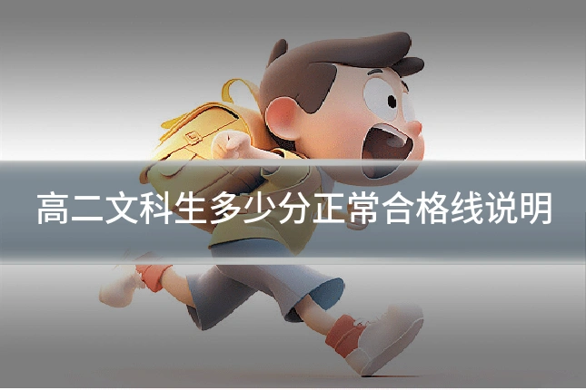 高二文科生多少分正常合格线说明