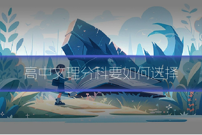 高中文理分科要如何选择