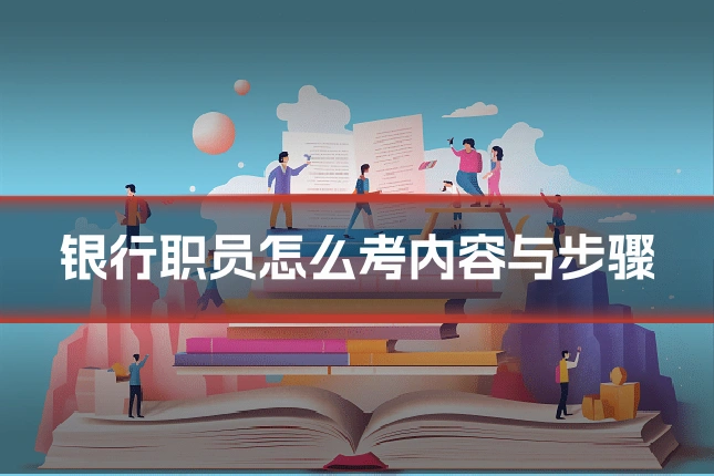 银行职员怎么考内容与步骤