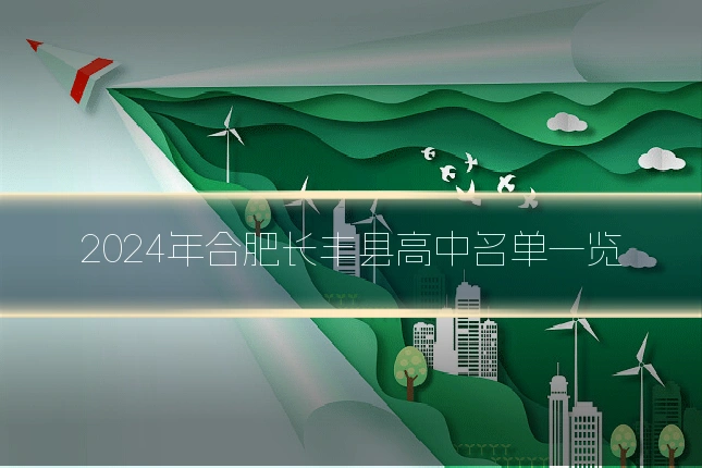 2024年合肥长丰县高中名单一览