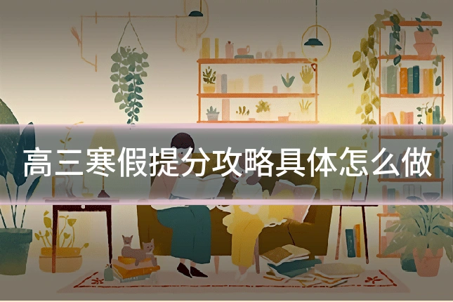 高三寒假提分攻略具体怎么做