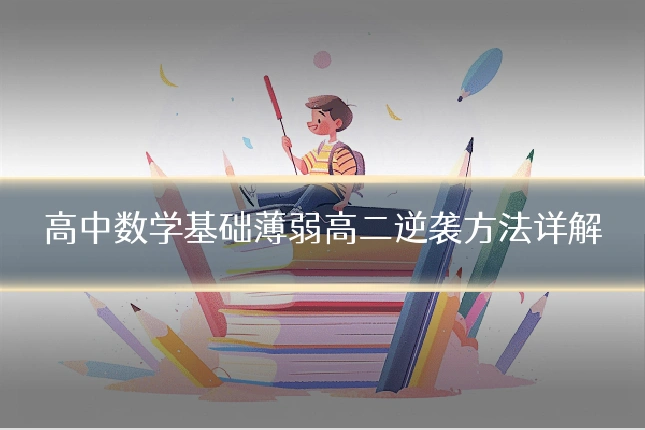 高中数学基础薄弱高二逆袭方法详解