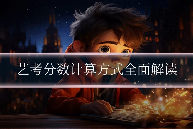 艺考分数计算方式全面解读