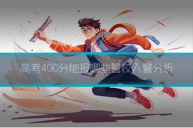 高考400分能报哪些警校入警分析