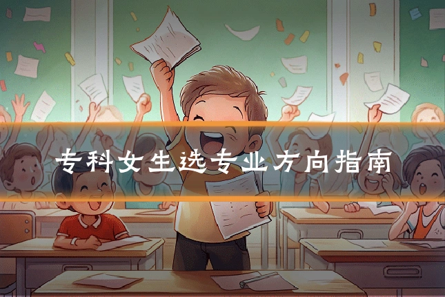 专科女生选专业方向指南