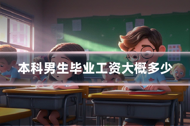 本科男生毕业工资大概多少