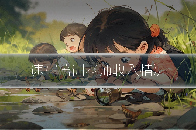 速写培训老师收入情况