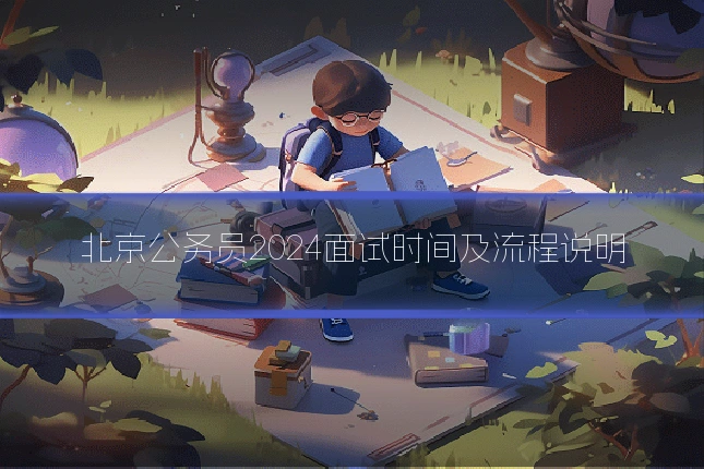 北京公务员2024面试时间及流程说明