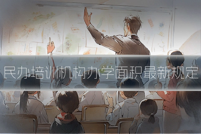 民办培训机构办学面积最新规定