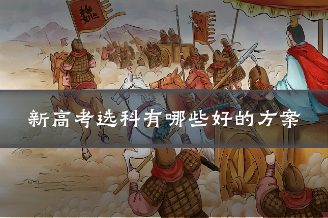 新高考选科有哪些好的方案