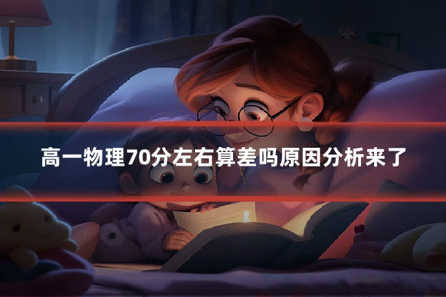 高一物理70分左右算差吗原因分析来了