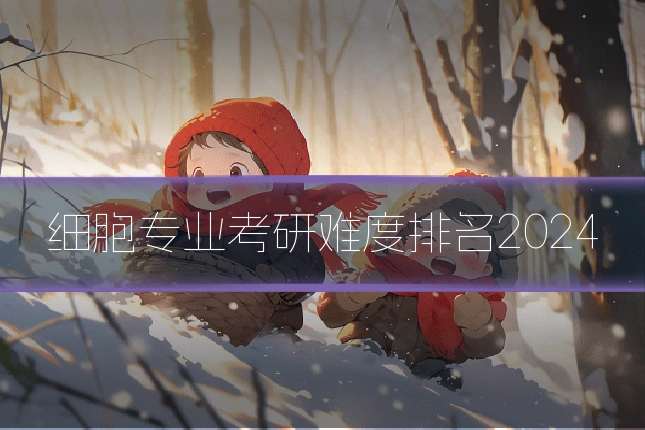 细胞专业考研难度排名2024