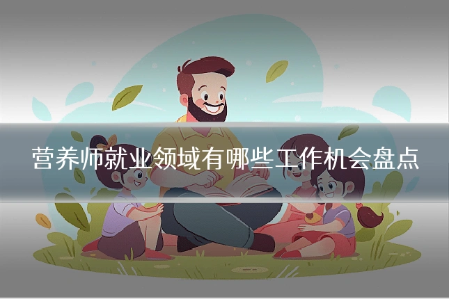 营养师就业领域有哪些工作机会盘点