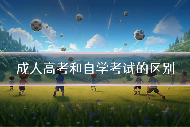 成人高考和自学考试的区别
