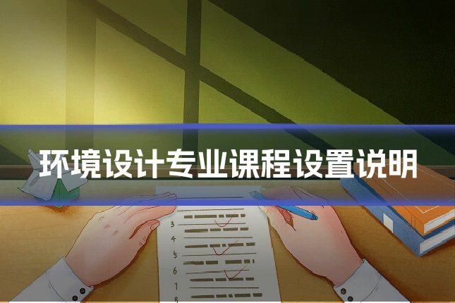 环境设计专业课程设置说明